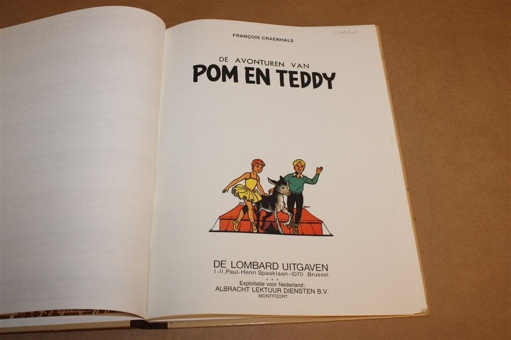 De Avonturen van Pom en Teddy — Collectie Strip-Tips HC, Eén stripboek, Ophalen of Verzenden, Gelezen