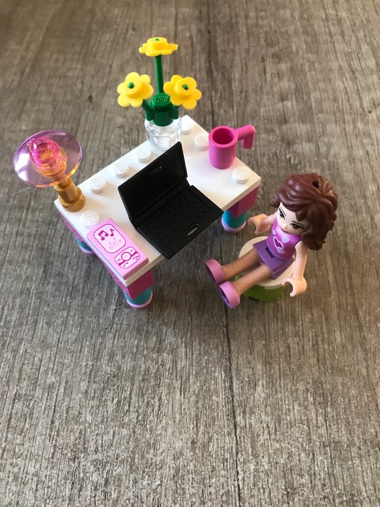 Lego Friends 30102 Olivia's Kantoor, Gebruikt, Lego, Compleet, Ophalen of Verzenden