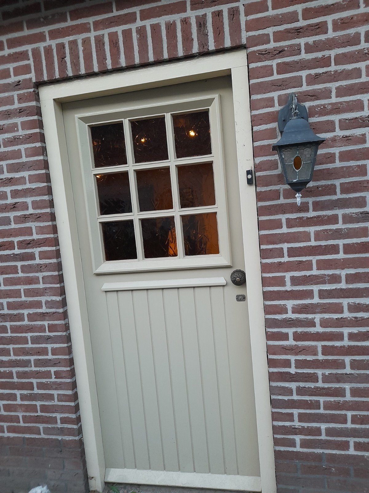 Hardhouten voordeur, Gebruikt, Deurkozijn, 150 tot 225 cm, Hout