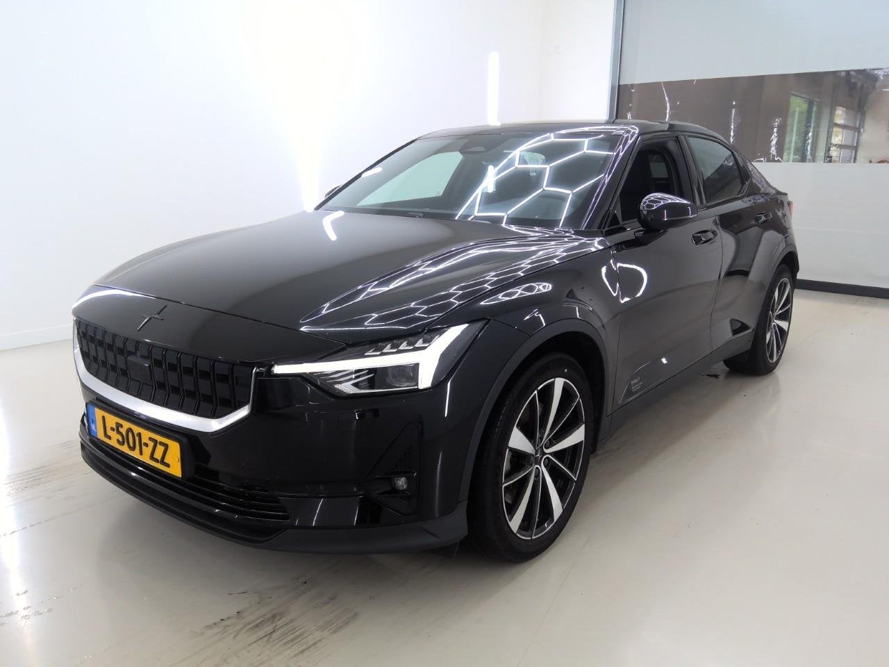 Polestar 2 300kW Long Range Dual Motor 408pk Pilot Plus 92,9, Auto's, Stof, Gebruikt, Zwart, Zwart