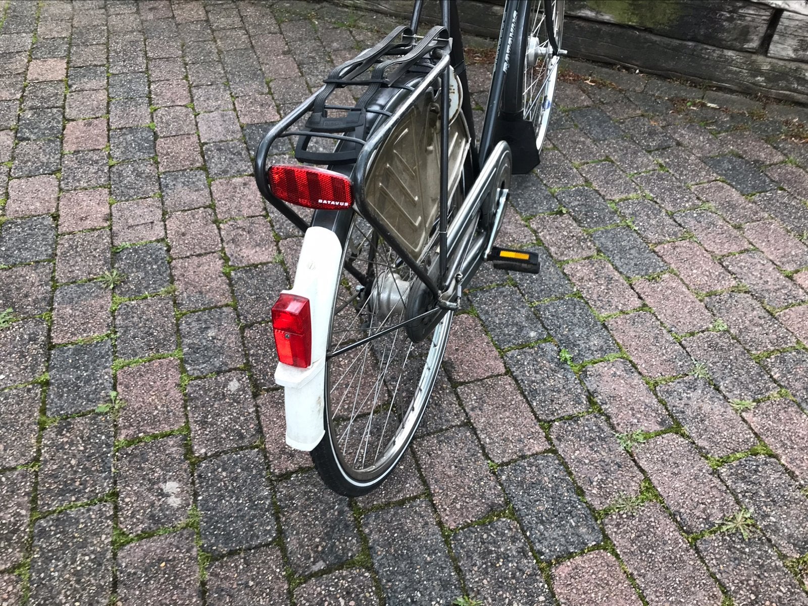 Antieke fiets, Ophalen