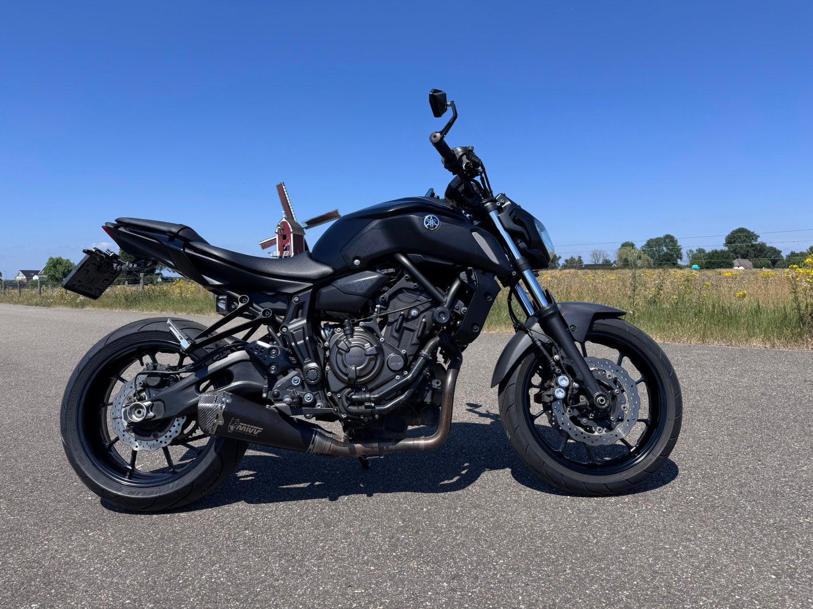 Yamaha MT-07 2020 – A2 (35kW) – MIVV Sound – Zomerklaar, Particulier, Naked bike