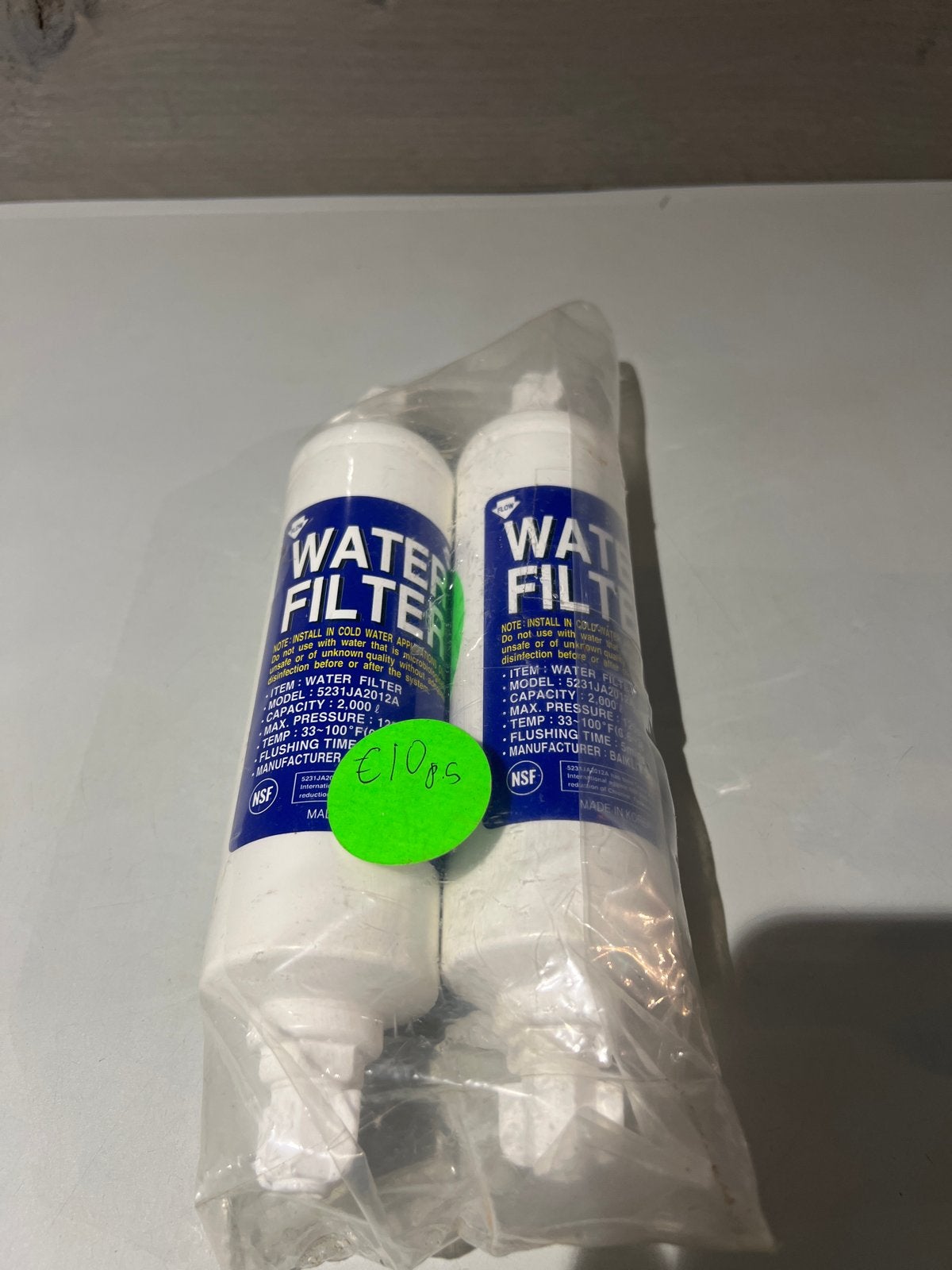 Waterfilter - 2 stuks, N, N, Nieuw, Ophalen of Verzenden