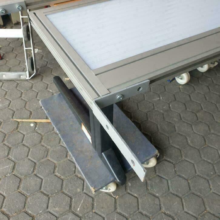scheidingswand voor tussen bureau afmeting 140 / 160 x 37 cm, Ophalen, Zo goed als nieuw