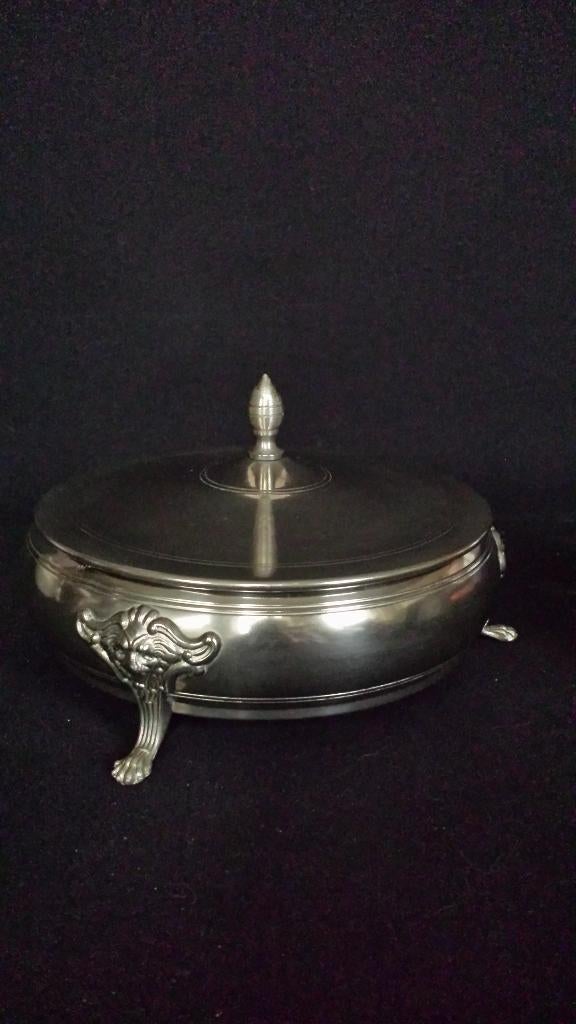 Vintage Bonbonniére ~ METAWA Holland K7 ~ Dekseldoos van TIN, Antiek en Kunst, Curiosa en Brocante, Ophalen of Verzenden