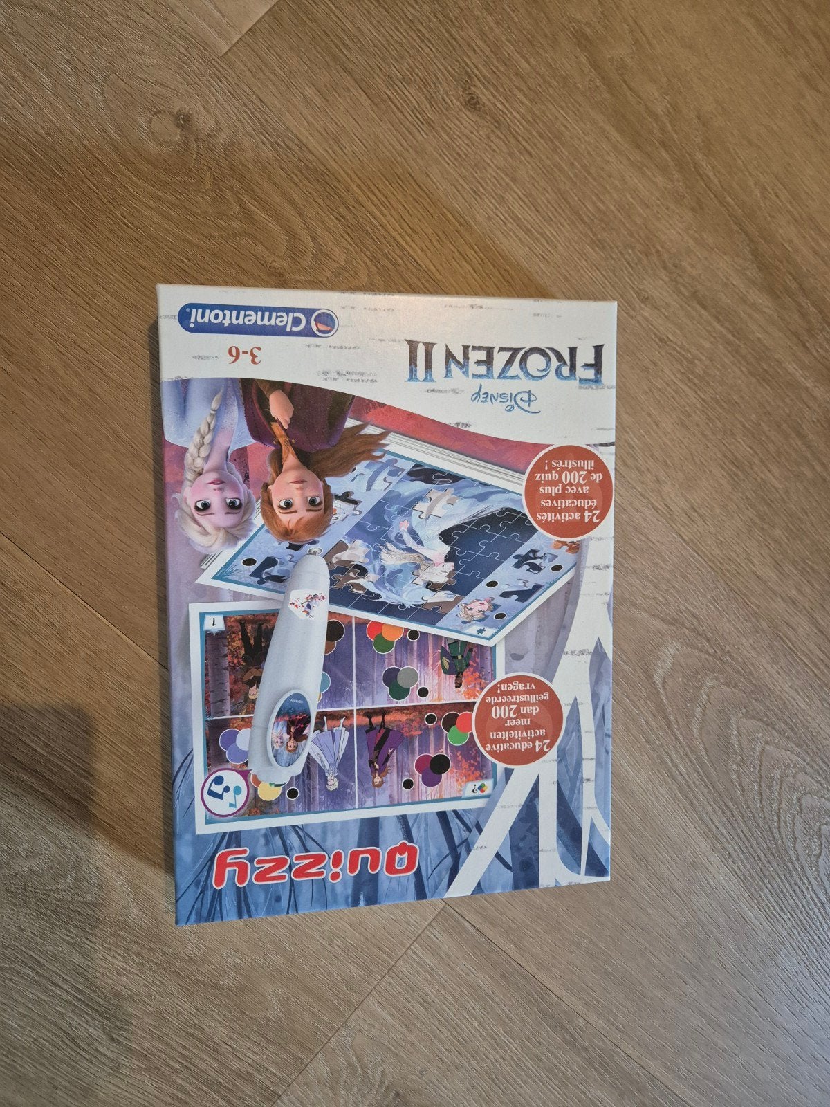 Clementoni Disney Frozen II Quizzy Educatief Spel, Ophalen of Verzenden, Zo goed als nieuw, Puzzelen