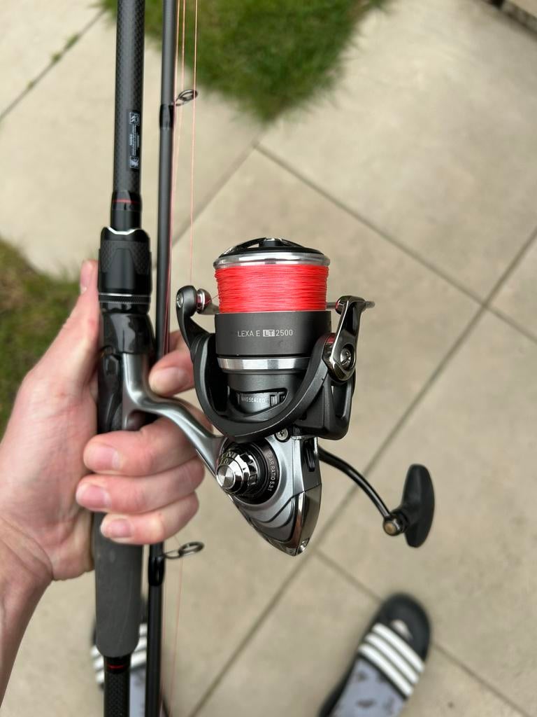 Fox Rage Zander Pro & Daiwa Lexa E LT 2500, Ophalen of Verzenden, Zo goed als nieuw, Molen
