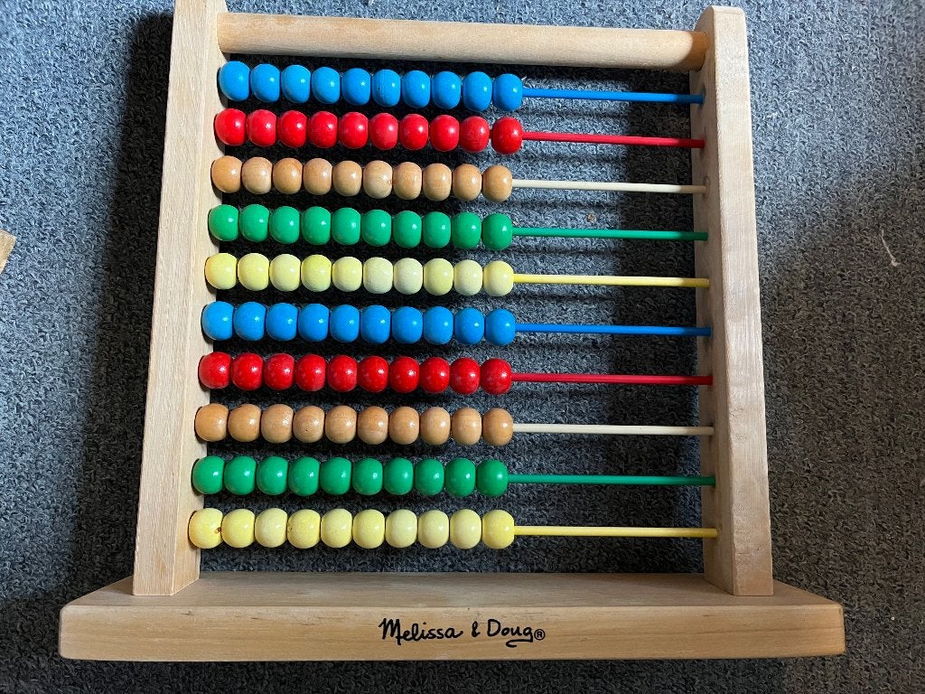 Mooi telraam, Kinderen en Baby's, Speelgoed | Educatief en Creatief, Ophalen of Verzenden, Zo goed als nieuw, Rekenen