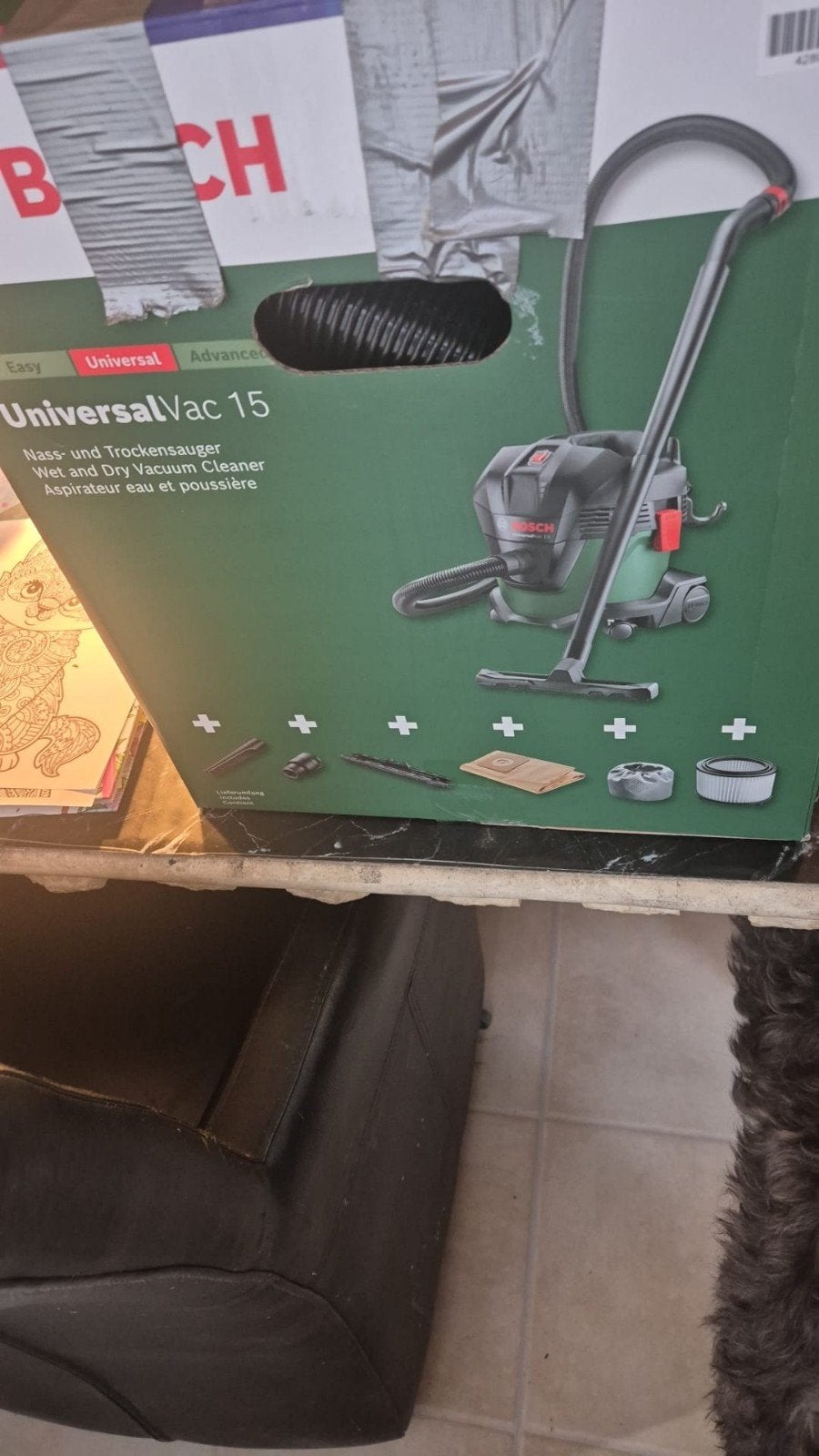 Bosch UniversalVac 15 Nat- en Droogzuiger - Nieuwstaat