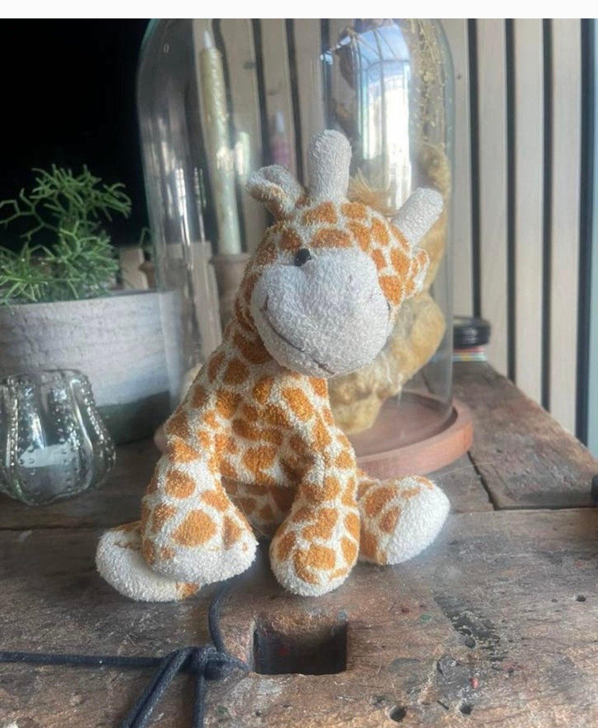 knuffel giraf, Oranje, Gebruikt, Giraf, Ophalen of Verzenden