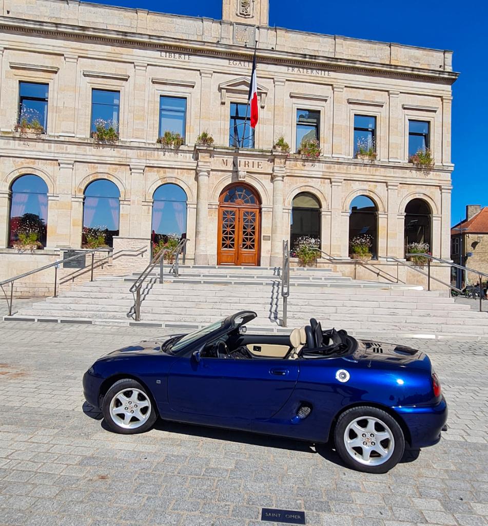 MG F 1.8 I 1999 Blauw, Auto's, MG, Achterwielaandrijving, Beige, 4 cilinders, Cabriolet