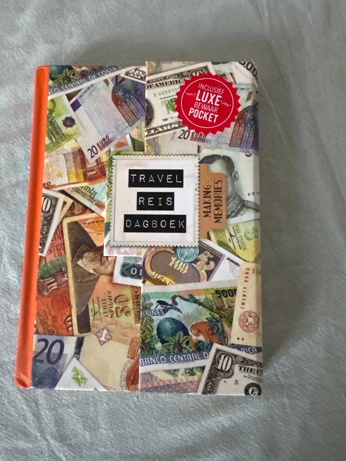 Travel Reis Dagboek met Luxe Bewaar Pocket, Overige merken, Europa, Nieuw, Ophalen of Verzenden