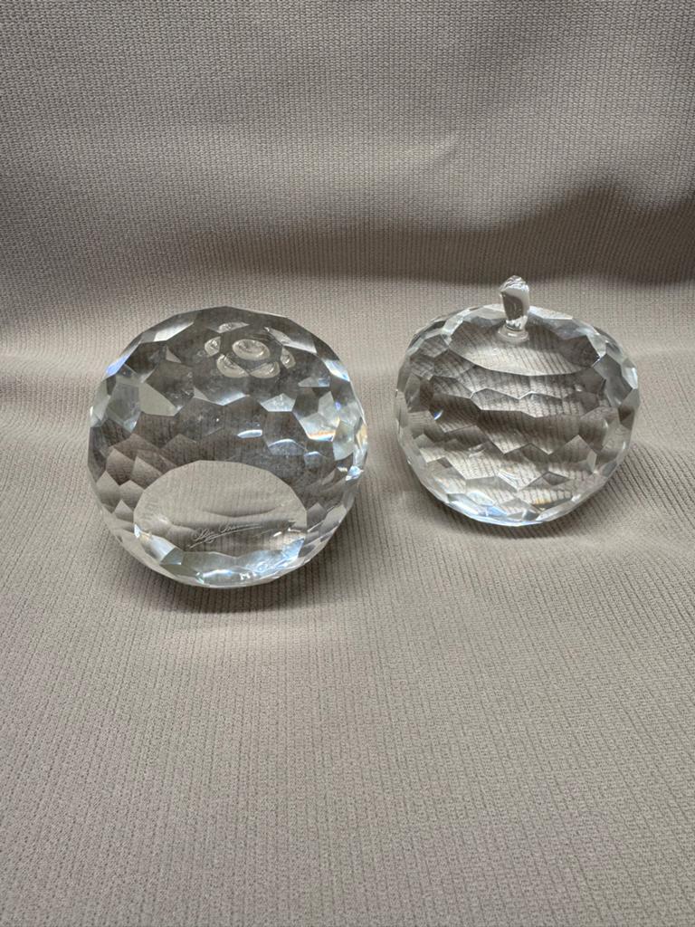 Swarovski Kristallen Ballen - Set van 2, Ophalen of Verzenden, Zo goed als nieuw, Huisaccessoire