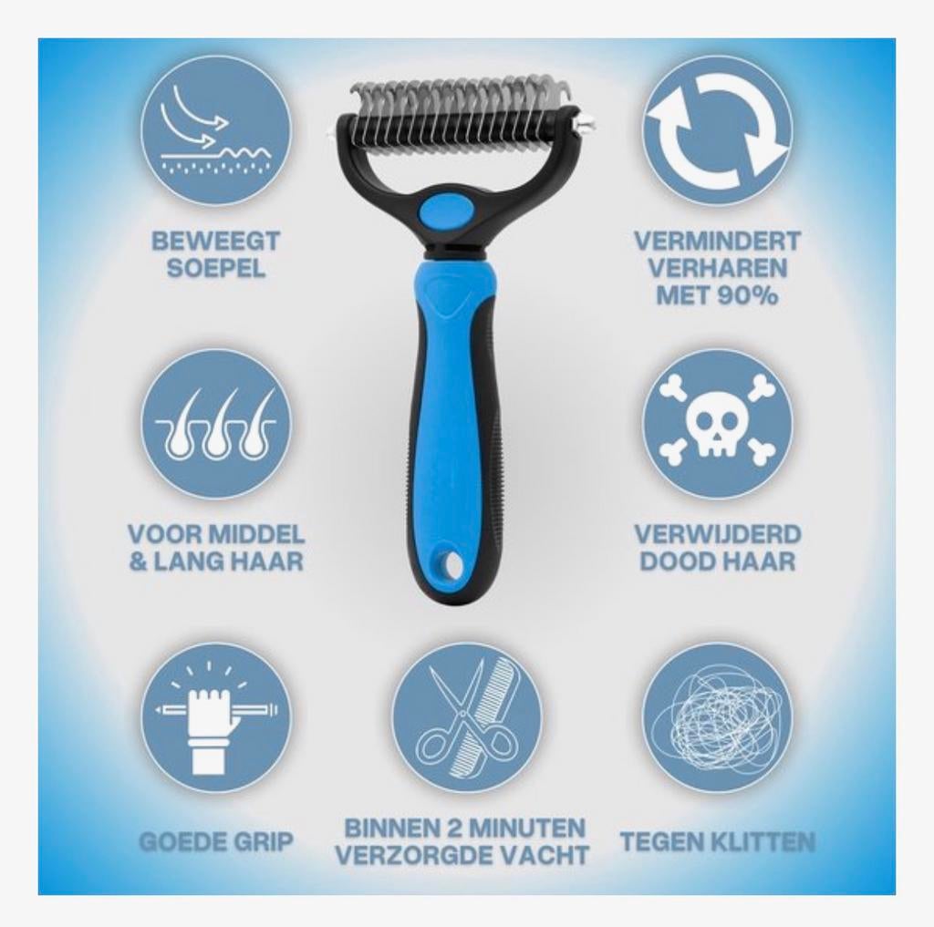 Hondenkam / kattenkam, Dieren en Toebehoren, Honden-accessoires, Ophalen of Verzenden, Nieuw