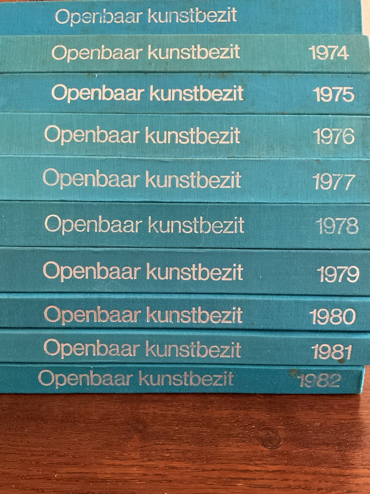 Openbaar Kunstbezit Jaarboeken 1973-1982 (10 delen), Ophalen of Verzenden, Gelezen, Overige onderwerpen