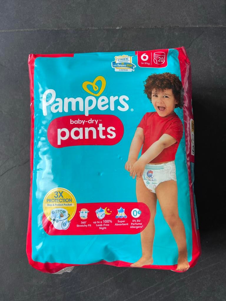 Pampers Baby-Dry Pants Maat 6 (14-19 kg) - 20 stuks, Ophalen, Nieuw