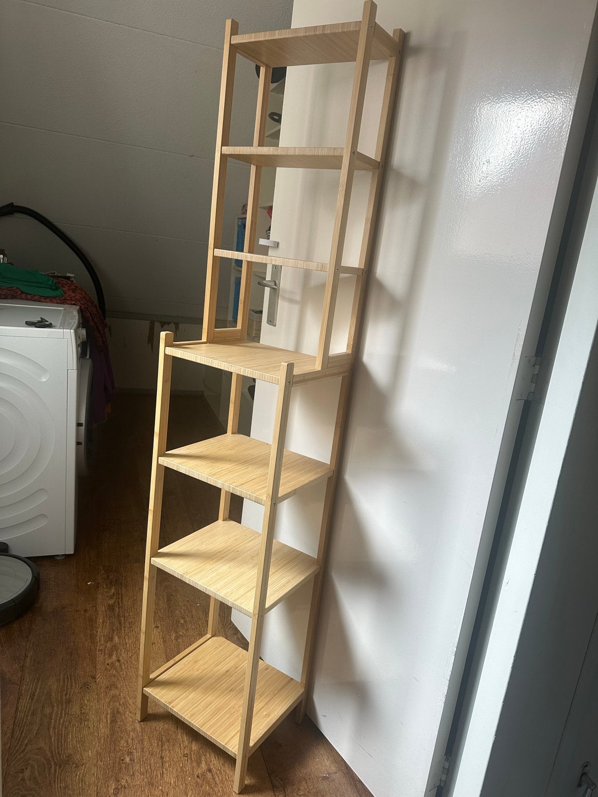IKEA RÅGRUND badkamerkast bamboe, Huis en Inrichting, Badkamer | Badkamermeubels, (Half)hoge kast, Minder dan 50 cm, Ophalen of Verzenden