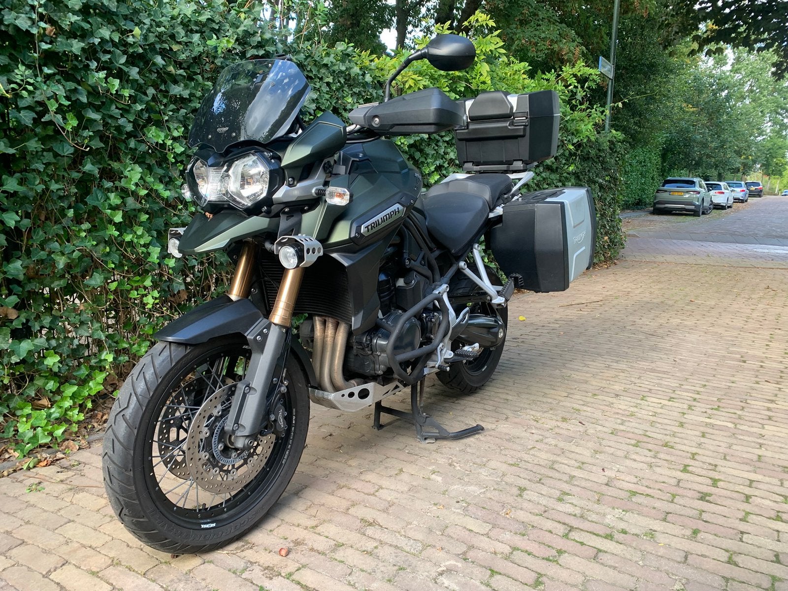 Truimph Explorer - Matt Kaki Green 2013 - 9500km!, Motoren, Occasion, Motorrijbewijs A, 3 cilinders, Particulier