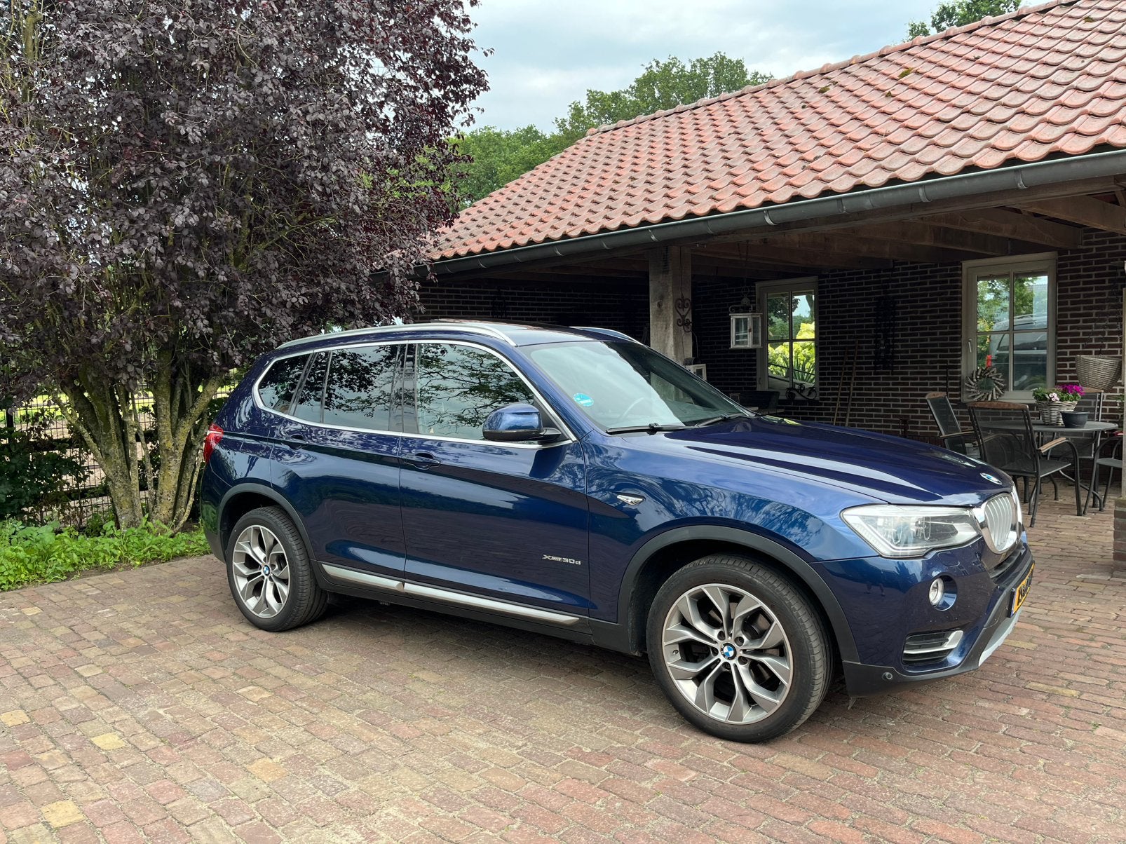 BMW X3 Xdrive 30d 249pk Aut. 2016 Blauw, Automaat, 249 pk, 2993 cc, 2000 kg