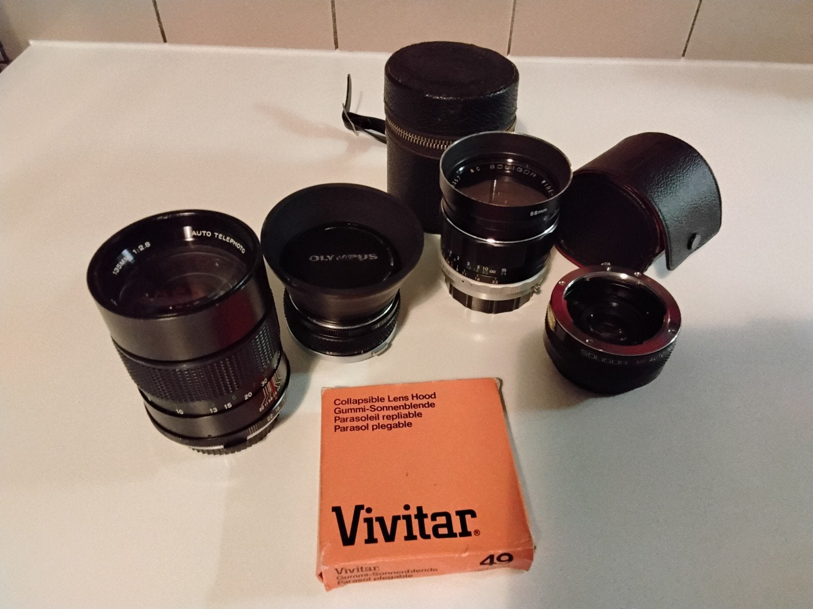 Vintage diverse lenzen, Ophalen of Verzenden, Standaardlens