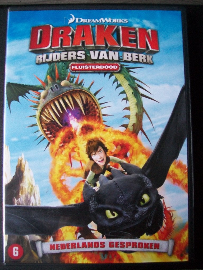  DRAKEN RIJDERS VAN BERK FLUISTERDOOD 2-disc in nieuwstaat , Tekenfilm, Verzenden, Amerikaans, Nederlands