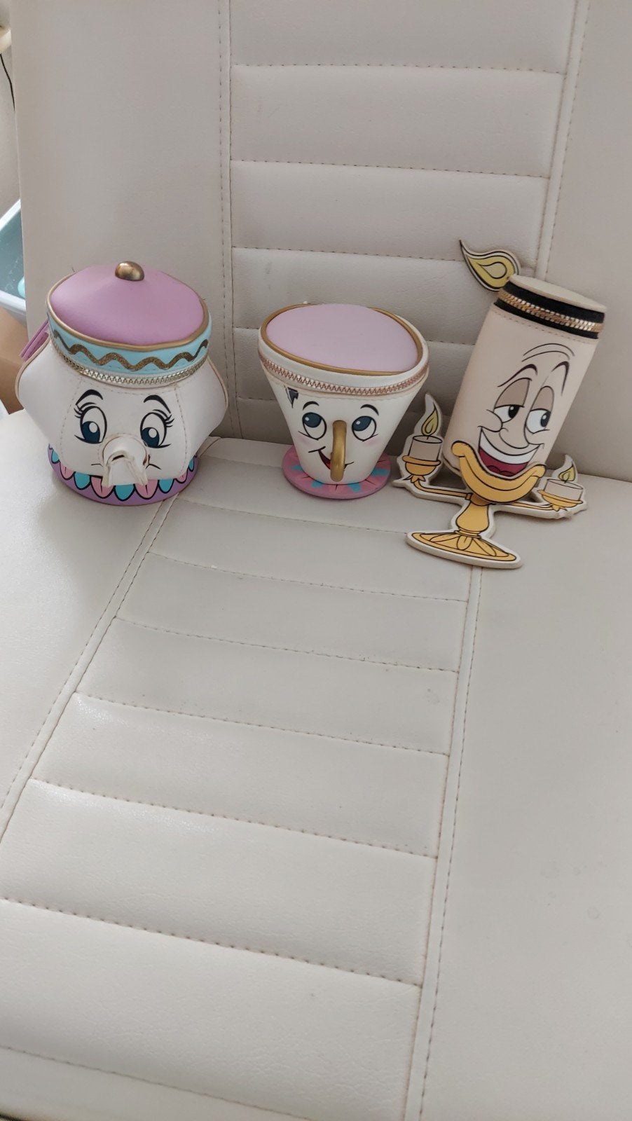 Disney Belle en het Beest theepot, theekopje. Lumière tasje, Ophalen of Verzenden, Assepoester of Belle, Zo goed als nieuw, Tas, Koffer of Zak