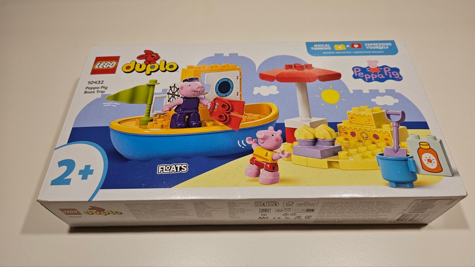 LEGO Duplo Peppa Pig Boot Trip 10432 - Nieuw in doos, Inclusief doos, Overige thema's, Nieuw, Ophalen of Verzenden