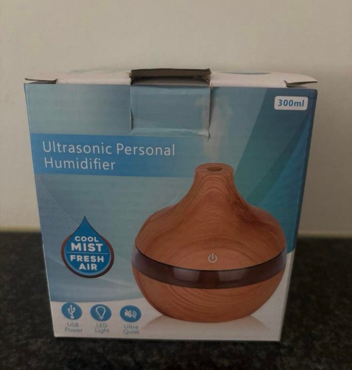 Luchtbevochtiger Humidifier met LED Licht en USB Voeding, Ophalen of Verzenden, Nieuw, Luchtbevochtiger