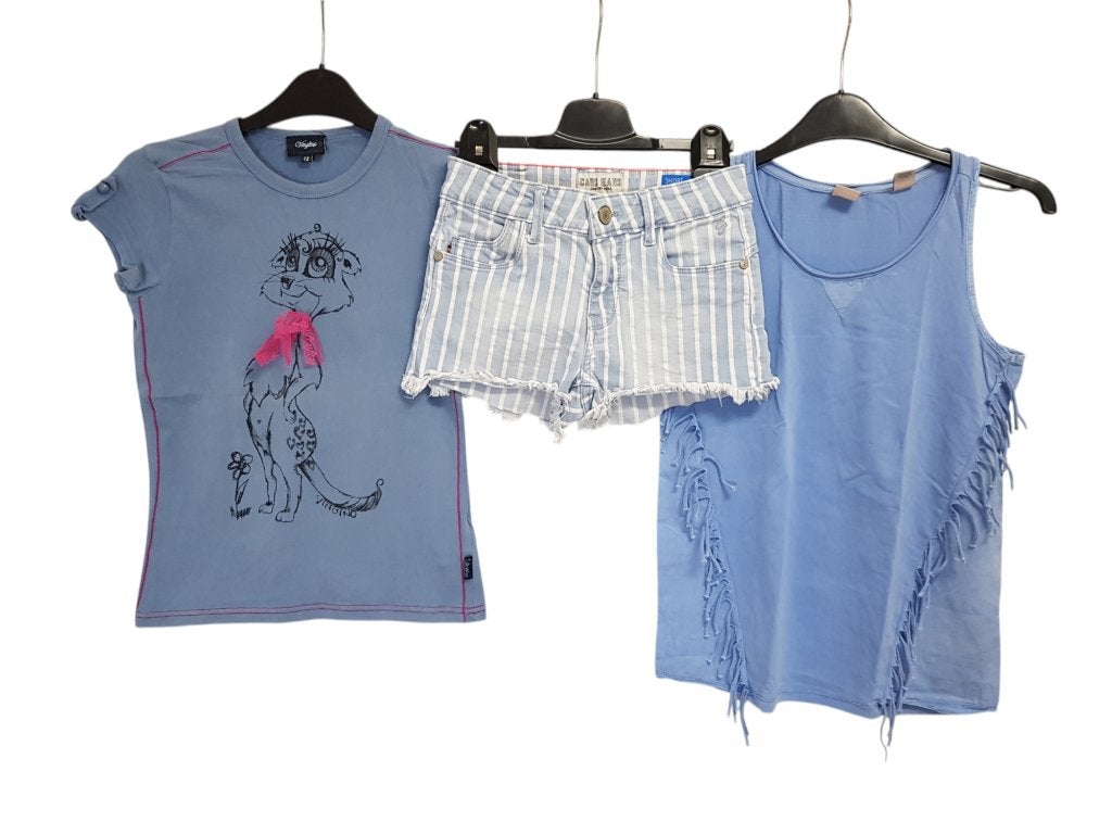 Geweldig blauw SCOTCH & SODA shirt maat 12/152., Zo goed als nieuw, Shirt of Longsleeve, Scotch R'belle, Verzenden