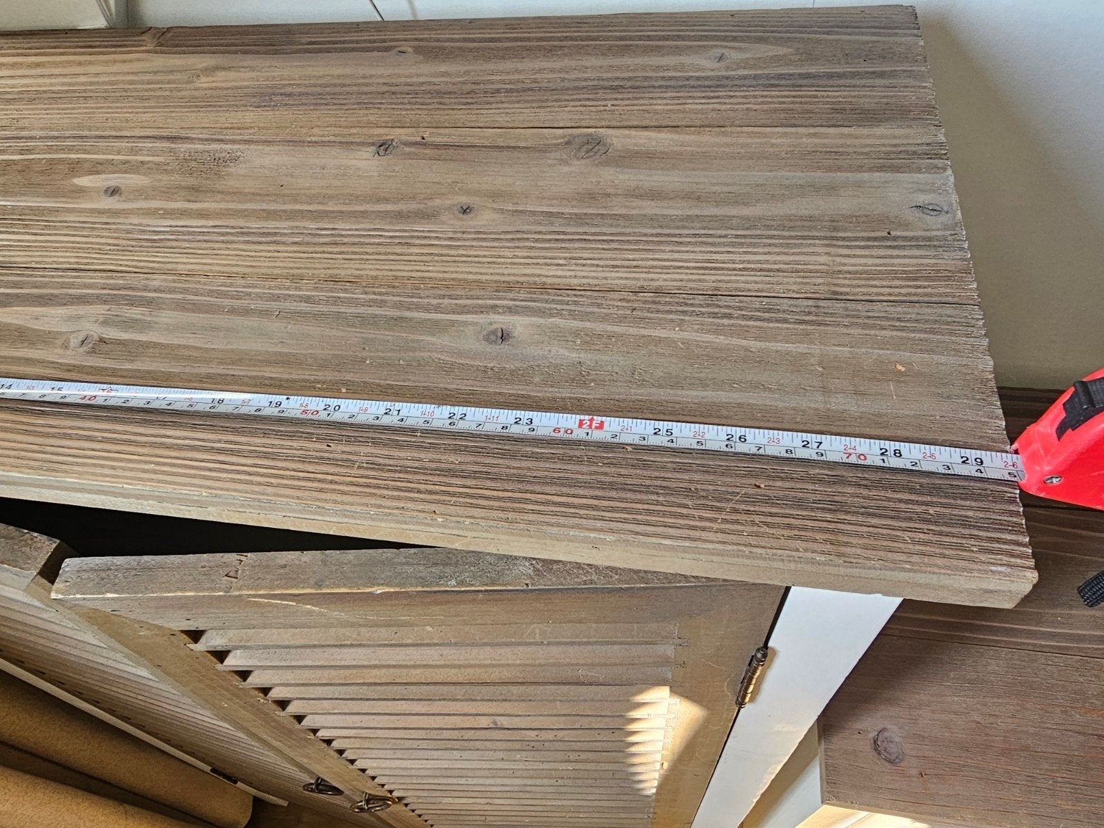 Xenos Teakhouten Opbergkast & Ladekast met Louvre Deurtjes, Ophalen, Gebruikt, 100 tot 150 cm, Teakhout