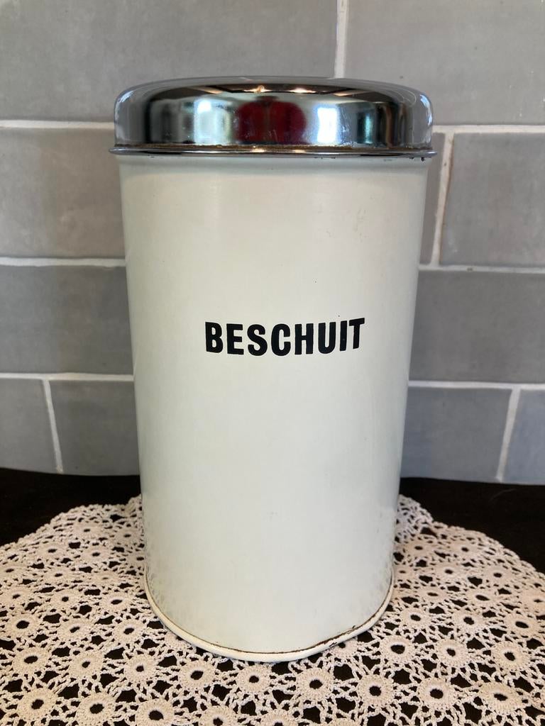 Vintage Brabantia beschuitbus (020326), Verzamelen, Blikken, Ophalen of Verzenden, Gebruikt, Beschuit