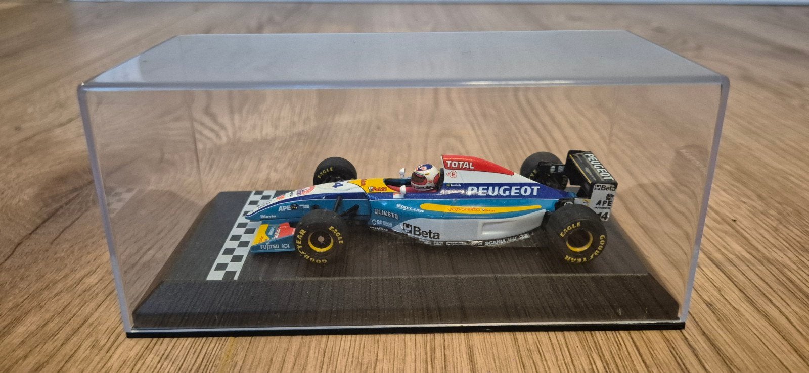 Minichamps Jordan Peugeot 195 F1 Barrichello 1:43, Ophalen of Verzenden, Gebruikt, Auto, MiniChamps
