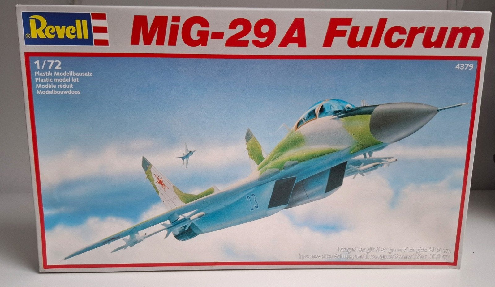 Revell MiG-29A Fulcrum 1:72 Modelbouwdoos, 1:72 tot 1:144, Revell, Nieuw, Ophalen of Verzenden