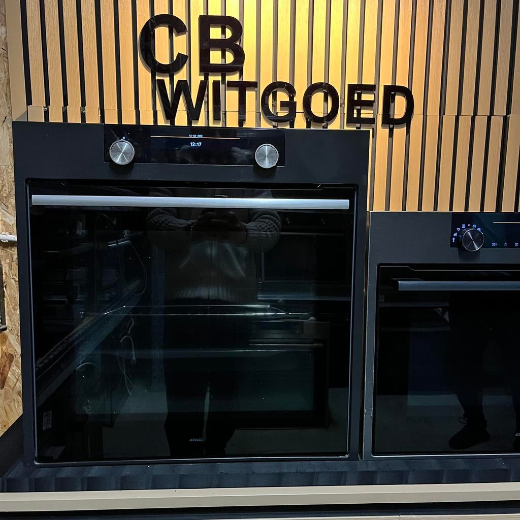 Luxe Atag set combi oven magnetron en solo oven TFT display, Ophalen, Zo goed als nieuw, Oven met grill, Inbouw