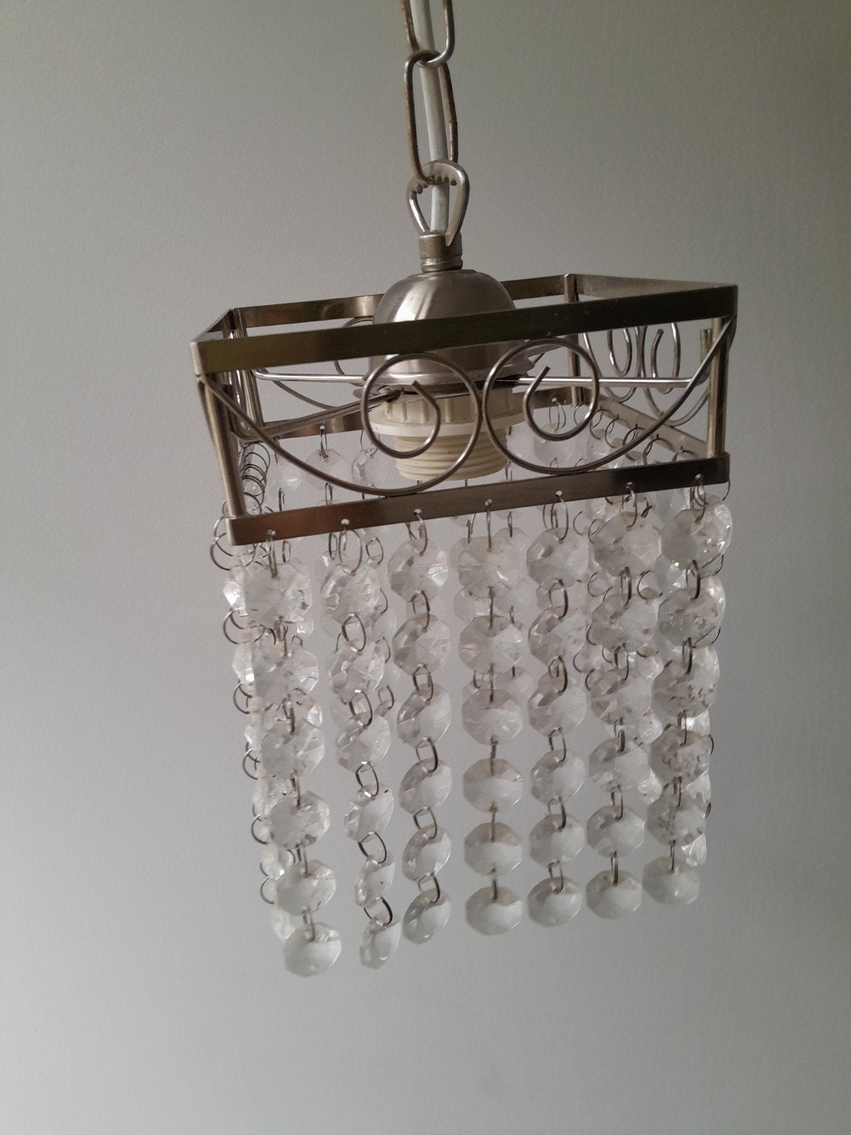 Lamp hanglamp ~ kroonluchter idee ~ gang toilet meidenkamer, Ophalen of Verzenden, Minder dan 50 cm
