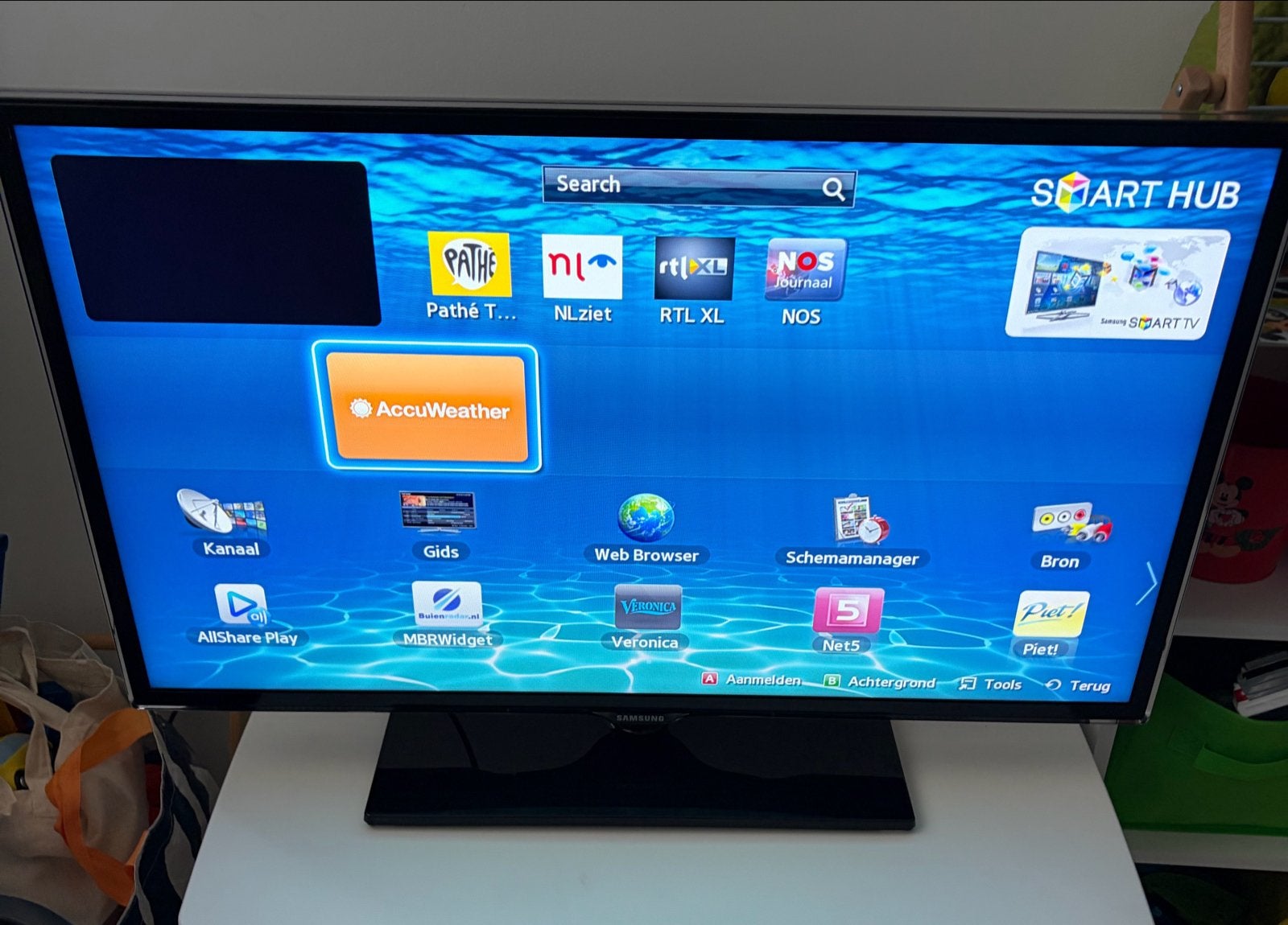 Samsung Smart TV 37 inch, Ophalen, 50 Hz, 80 tot 100 cm, Samsung