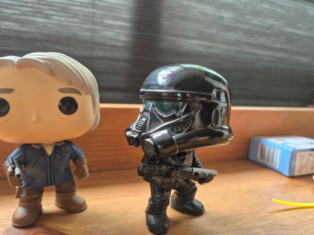 3x star wars funko pop han solo, at-at & death trooper, Ophalen of Verzenden