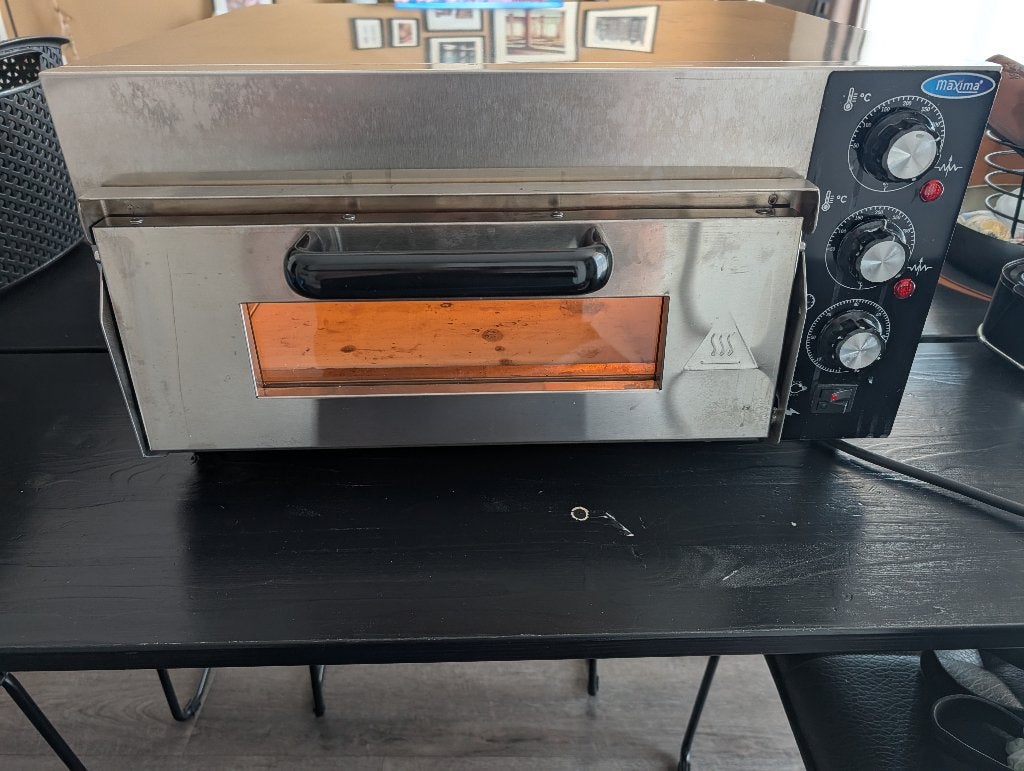 Maxima Professionele Horeca Compact Pizza Oven 40 cm, Zakelijke goederen, Horeca | Keukenapparatuur, Ophalen, Ovens, Magnetrons en Steamers