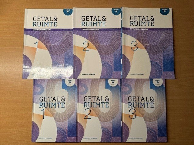 Getal en Ruimte, leer- en uitw. wis A havo. Deel 1, 2 en 3., HAVO, Zo goed als nieuw, Noordhoff Uitgevers, Wiskunde A