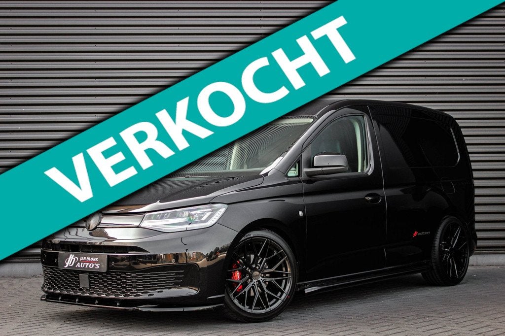 Volkswagen Caddy Cargo 2.0 TDI 199PK JB-EDITION / MAXTRON /, Voorwielaandrijving, 4 cilinders, Volkswagen, Zwart