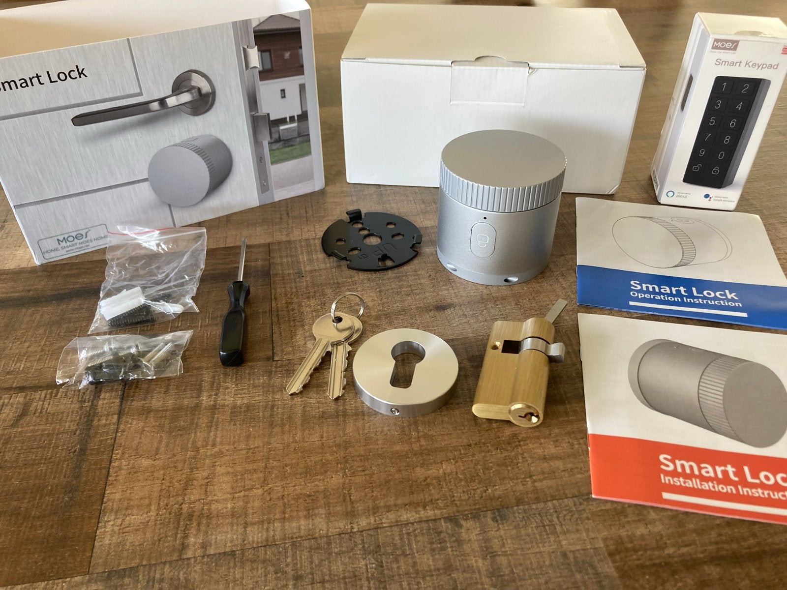 Moes Smart Lock met Keypad - Nieuw in doos, Ophalen of Verzenden, Nieuw, Overige materialen, Slot