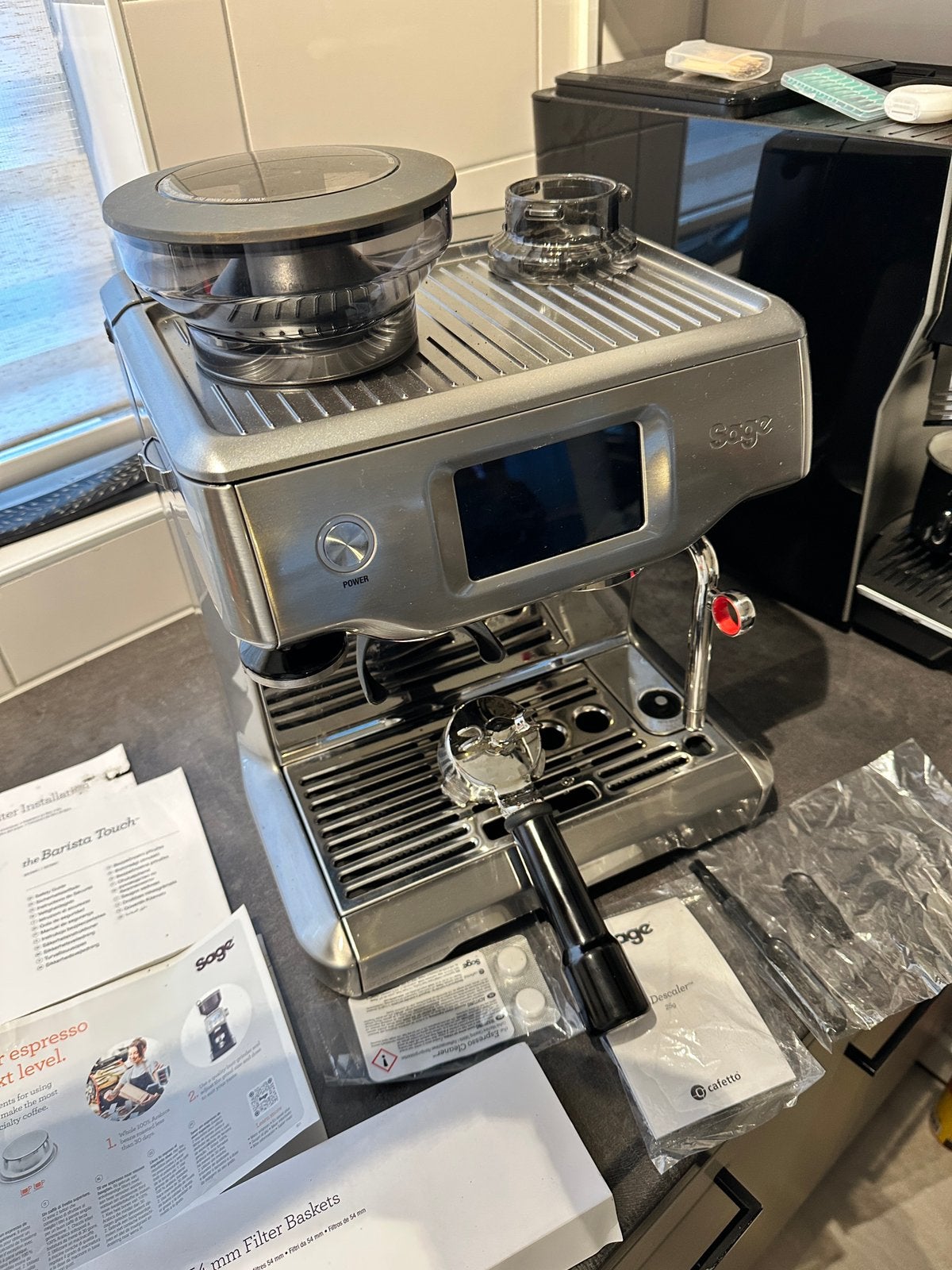 Sage Barista Touch **Zo goed als NIEUW**, Witgoed en Apparatuur, Ophalen, Sage, Espresso apparaat, 10 kopjes of meer