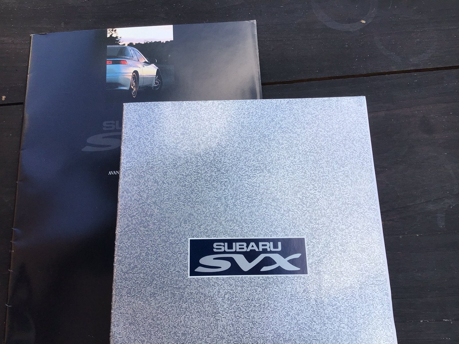 Subaru SVX coupe 2 brochures, Ophalen of Verzenden, Zo goed als nieuw, Overige merken