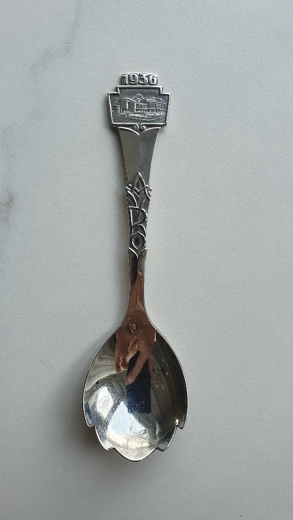 lepeltje AVRO – 1936 - suikerlepel, Antiek en Kunst, Ophalen of Verzenden