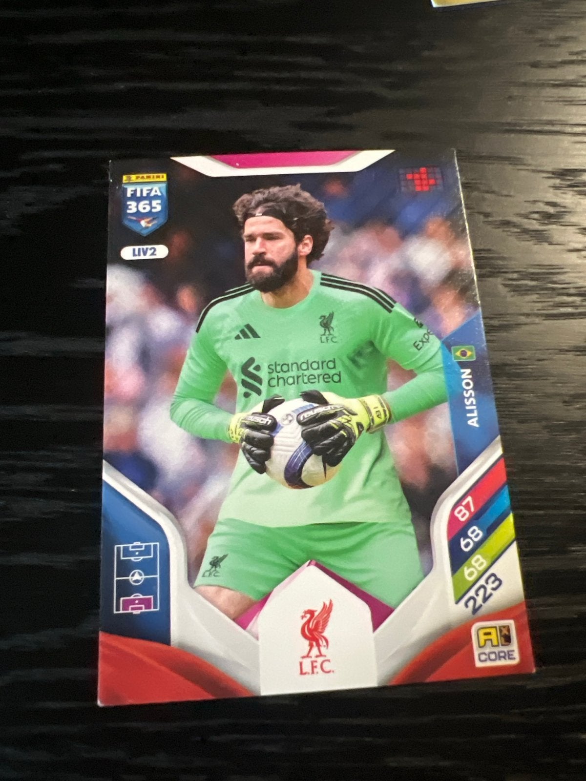 Panini FIFA 365 Adrenalyn XL Alisson Becker Liverpool, Ophalen, Zo goed als nieuw, Buitenlandse clubs, Spelerskaart