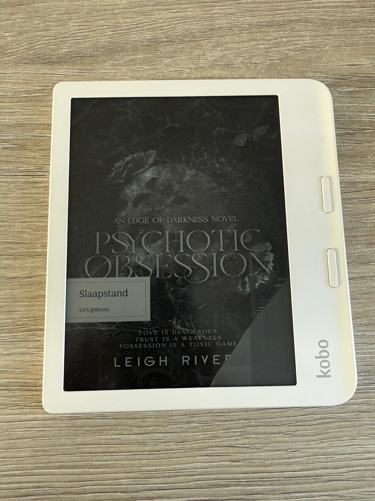 Kobo e-reader met schermdruk rechtsonder, Computers en Software, Gebruikt, 8 GB, Touchscreen, Ophalen of Verzenden