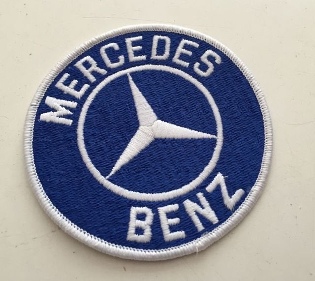 Mercedes Benz -Logo  opnaai embleem patch, Ophalen of Verzenden, Zo goed als nieuw, Auto's