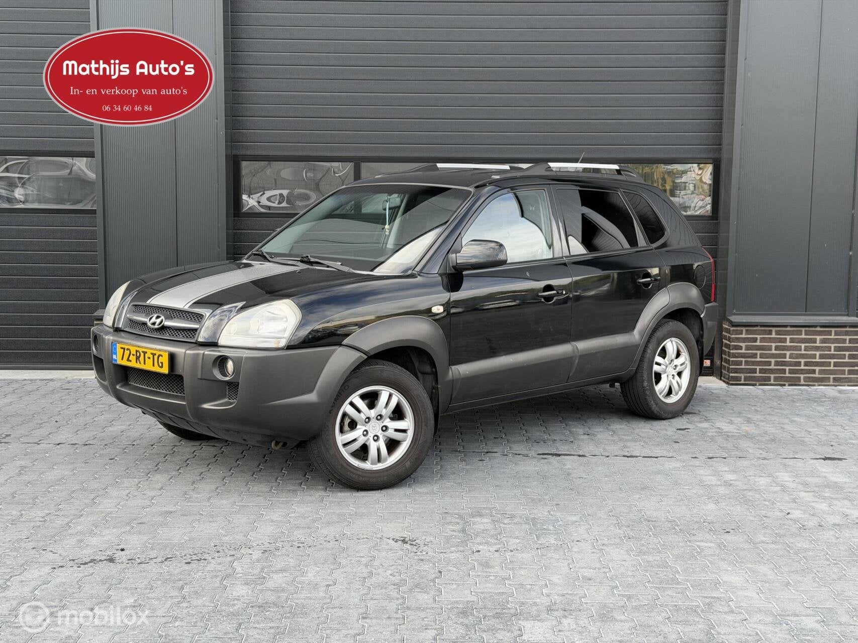 Hyundai Tucson 2.0i Dynamic Nieuwe APK!, Zwart, Origineel Nederlands, Handgeschakeld, Tucson