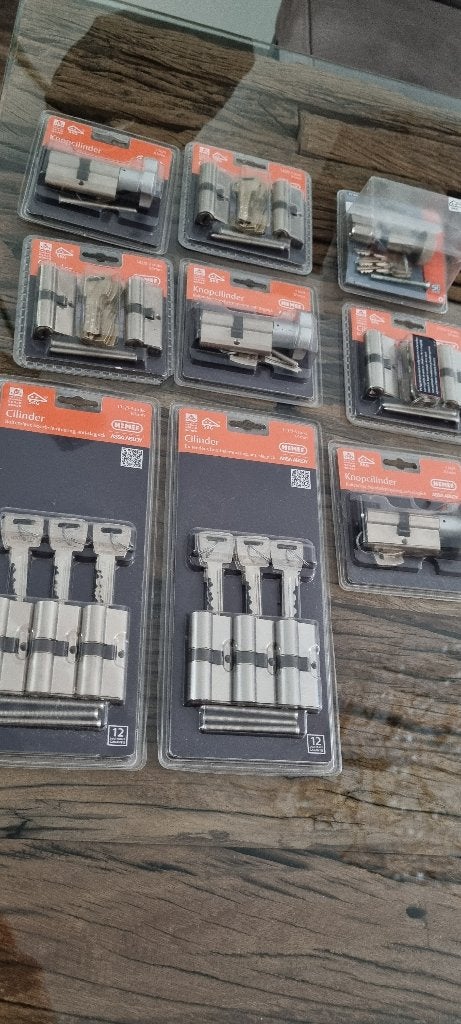 Partij Cilinders, Ophalen of Verzenden, Nieuw, Slot
