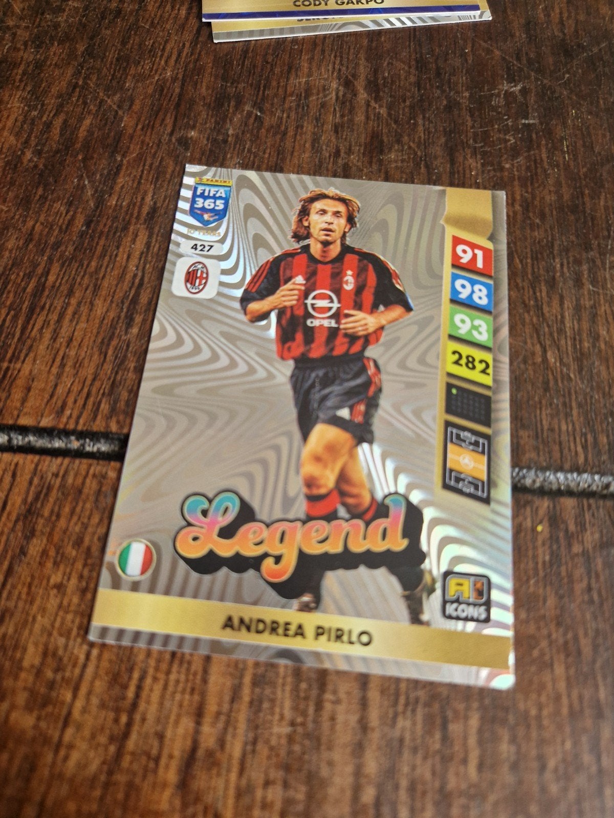 Andrea Pirlo FIFA 365 Adrenalyn XL Legend kaart, Ophalen of Verzenden